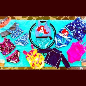 Bundle of Toddler bathing suits! SOME NEVER USED!